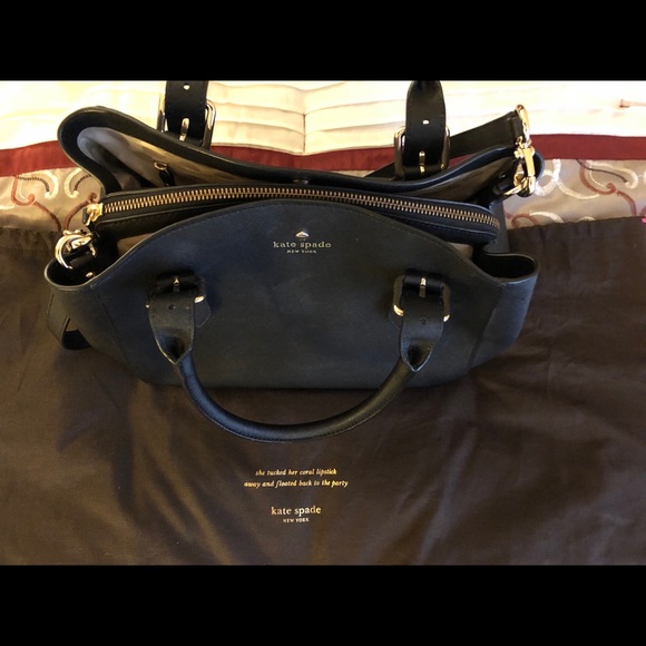 Kate Spade NewYork Crossbody Satchel handbag black - Picture 2 of 8